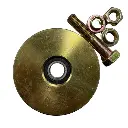 Sliding Gate Wheel U Groove 120mm Dia double bearing (1).webp