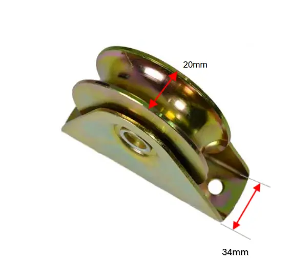 Sliding Gate Wheel U Groove 80mm External Double bearing (2).webp