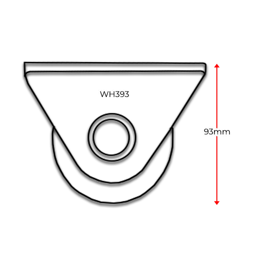 Sliding Gate Wheel U Groove 90mm External Double bearing.webp