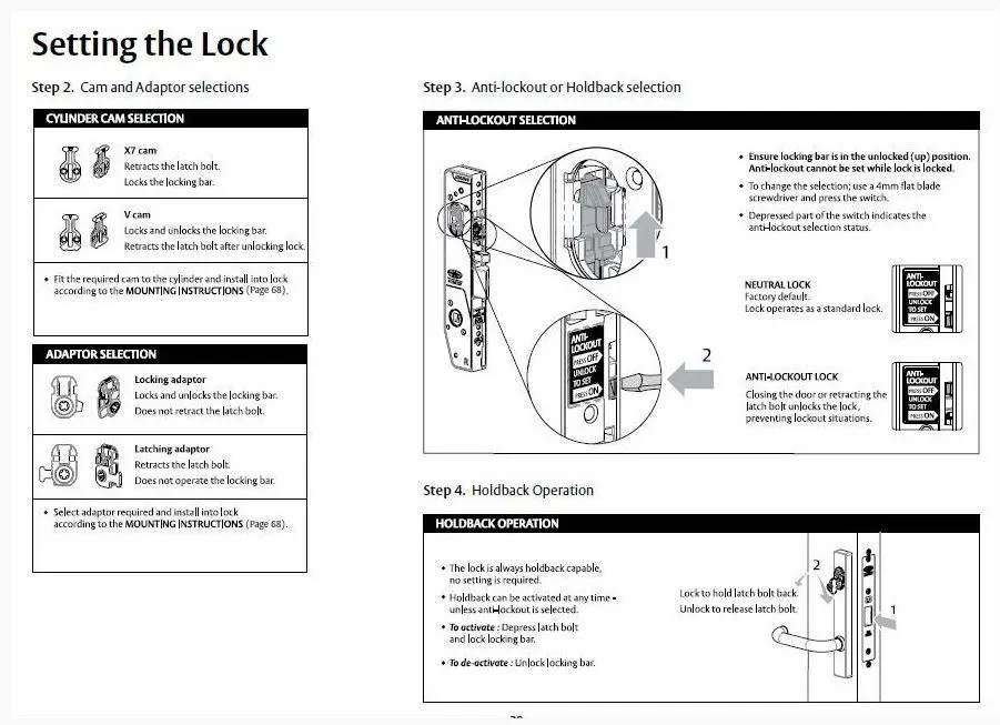 Stainless Steel Mortice Lock - Lockwood 3782 Short 23mm Backset Universal Mortice Locks (1).webp