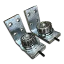 Knock in Hinge 50x50mm for Aluminium tube - Pair.webp