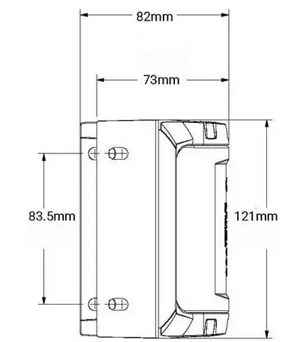 TruClose Heavy Duty Self Closing Hinge for Round Post 60kg TCHDRND1S3 Series 3 - Pair (1).webp