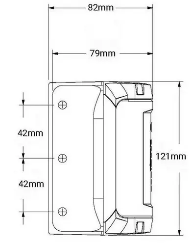 TruClose Heavy Duty Self Closing Hinge for Round Post 60kg TCHDRND2S3 Series 3 - Pair (1).webp