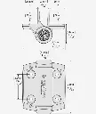 Swing Gate Self Closing Gate Hinge Tru Close no leg for Gates up to 30kg White.webp