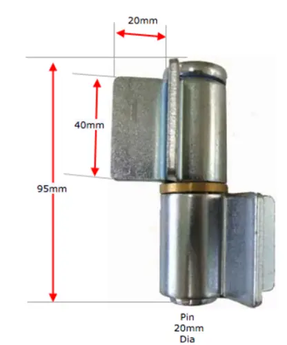 Heavy Duty Spring Loaded slam latch-slam catch Lock with 20mm Weld on hinges.webp