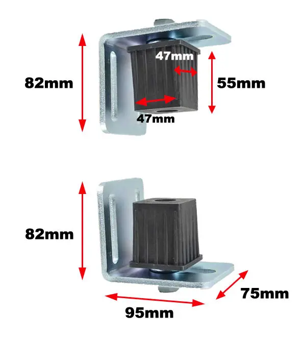 Light Swing Gate Hinges for gate frame size 50x50mm - Pair.webp