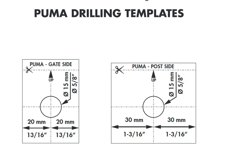 Locinox Compact 2 Way Adjustable 180° surface mounted hinge - PUMA - Silver - each (1).webp