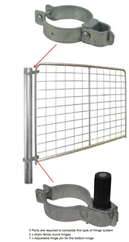 Round To Round Hinge - Pin, 25NB (34mm) - Single.webp