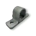 Swing Gate Hot Dip Galvanized Pipe Hinge Strap (Loose Fit, 32NB, Diamond Hole) - Strap Part Only (2).webp