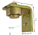 Bolt on Race Bearing hinges to suit 350kg Gates-PAIR (Top+Bottom).webp