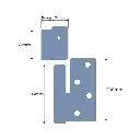 Heavy Duty Swing Gate Hinge Weld to Screw 19mm RH- pair- Zinc (1).webp