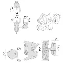Lokk Latch Plus security gate latch- Keyed Different for 25x25mm Post.webp