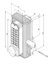 Super Lock Single Sided Keypad to fit 40-60mm gate frame RH.webp