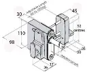Gatemaster Surface Mounted Digital Lock Double Sided Keypad RH.webp