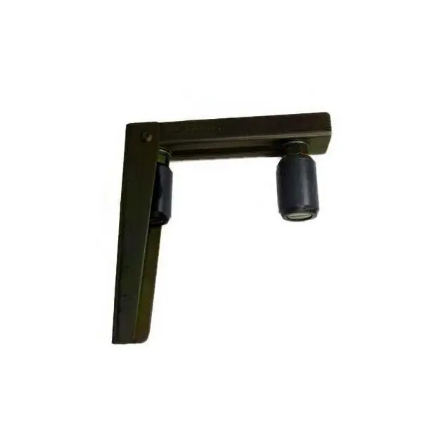 [WH288] Sliding Gate Guide Roller Set - 210x225mm Black Bracket, 40x60mm Black Rollers.webp