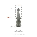 Aluminium Fence Spear_ Cardinal Female to fit 19mm Round Tube.webp