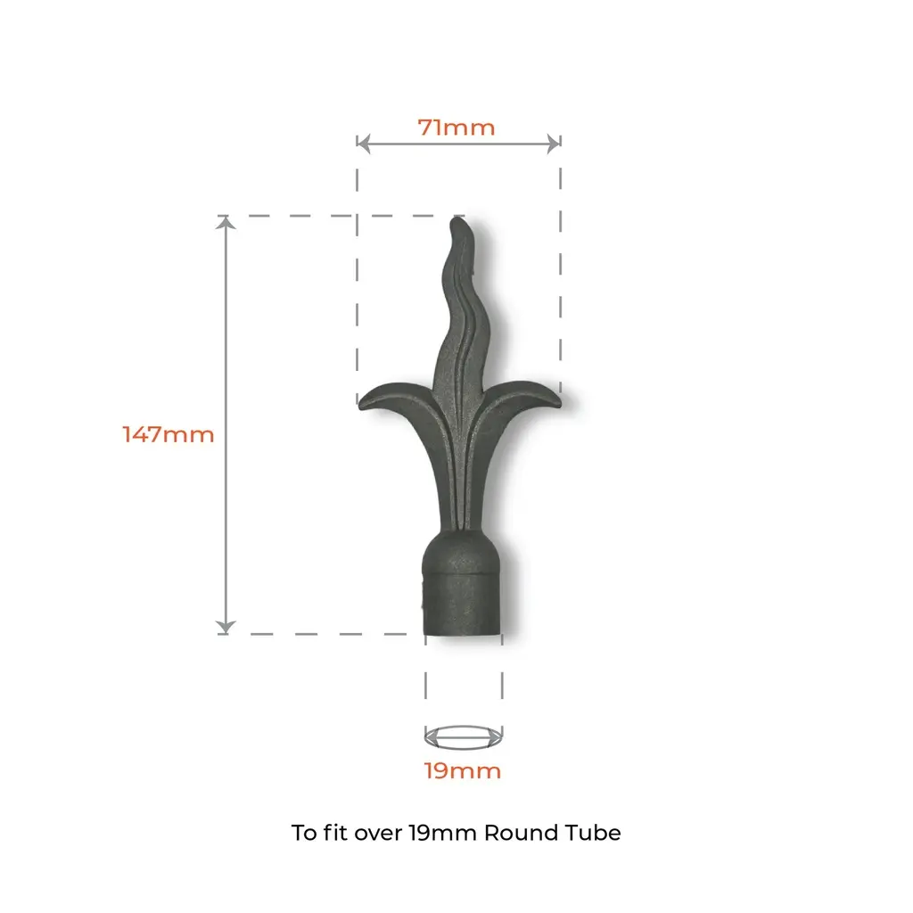 Aluminium Spear Top Fence-Picket Snake female 19 mm (1).webp