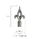 Aluminium Spear Top - Picket Fence Victoria Female Round16 mm .webp