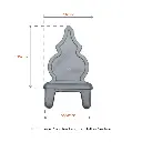 Aluminium Fence Spear_ Windsor to fit inside 75x16mm RHS.webp