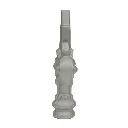 Aluminium Female Spear - Round 19mm - MS812.webp