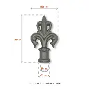 Aluminium Spear_ Dutchess 19.2 mm 165mmx 95mm.webp