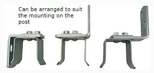 Sliding Gate Holder with Mounting Bracket- 75mm.webp