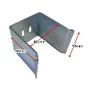 Steel Sliding Gate Holder for gates size 100mm - Small - Zinc plated.webp