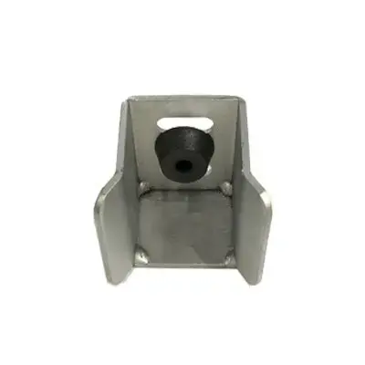[SGSB430] Sliding Gate Holder with Top Cap and Rubber Stop- For 65mm Post - Steel.webp