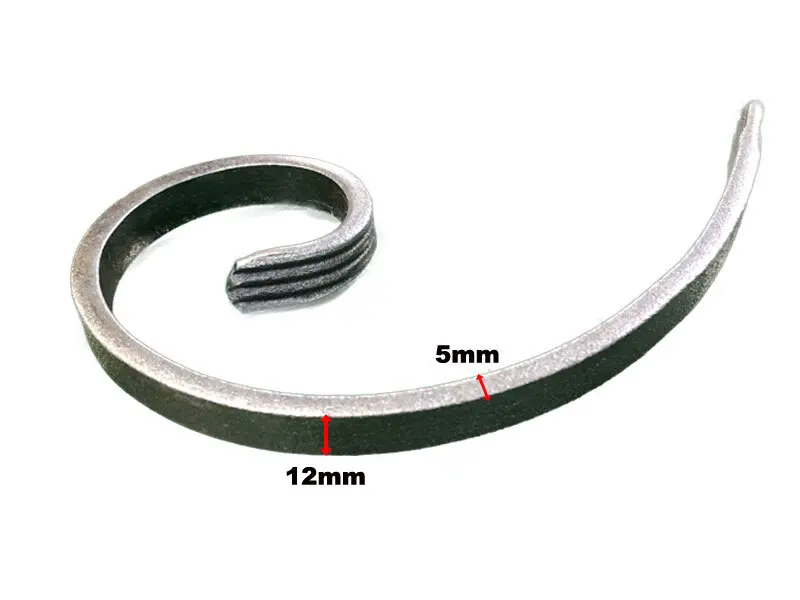 Steel C- Scroll 145mmx85mmx12mmx5mm - Zinc Plated.webp
