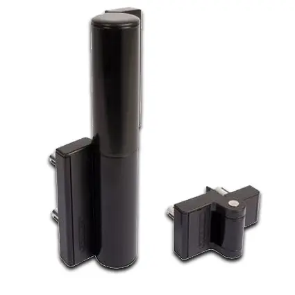 [GCHC118] Locinox Tiger Hydraulic Swing Gate Closer and Compact hinge all in One, 75kg, Up To 1100mm - Black