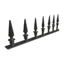 Black Spear Fencing Extension Screw on/Weld on : 150 (H) x 1000mm long