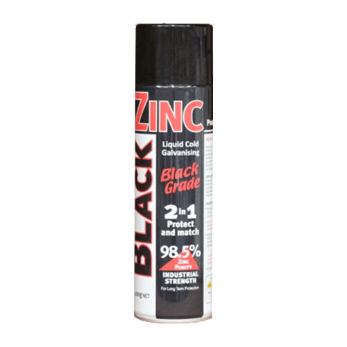 Black Zinc Spray Protect and Match  2 in 1 Paint 400g can