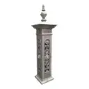 Aluminium Decorative Lion Head Post Fence Post 230x230x1555mm Mill Finish / Raw - Pick Up in Melbourne Only 