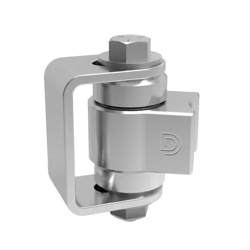 [HN479] D&D Steel/Alum Combo BadAss Hinge - Zinc Finish, Up To 270kg - Single
