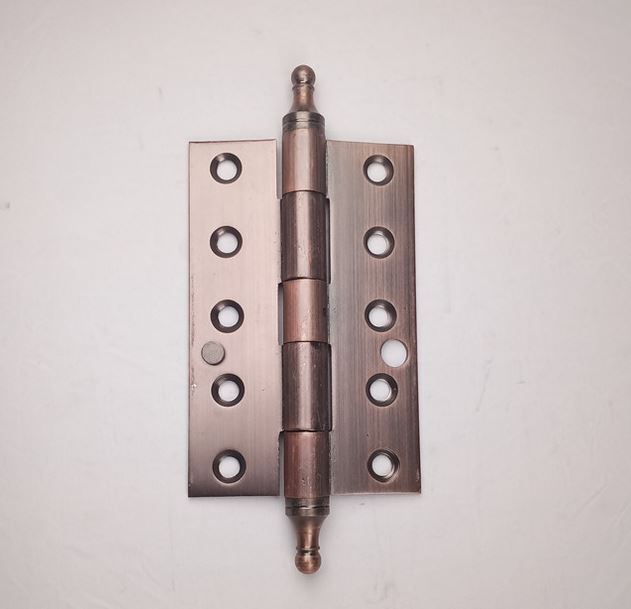 Stainless Steel Decorative Butt Hinges - 150x100x2.5mm, Rusted Finish - Pair