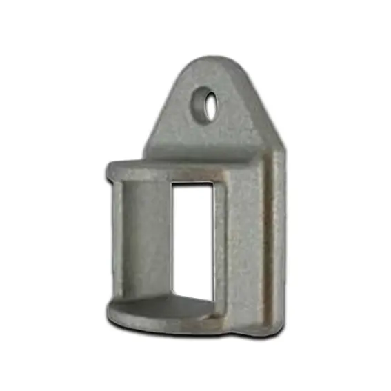 [BKRB514] Aluminium Fence Rail Bracket, 30x30mm Tube, Single Lug, 1 Hole