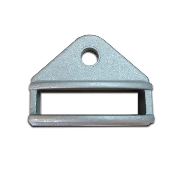 Aluminium Fence Rail Bracket, 50x10mm Tube, Single Lug, 1 Hole