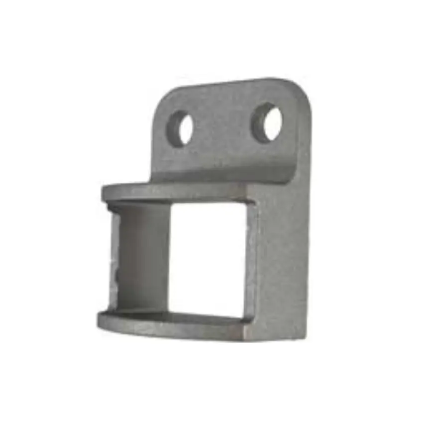 Aluminium Fence Rail Bracket, 30x30mm Tube, Single Lug, 2 Hole