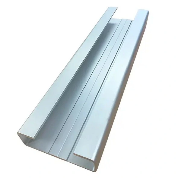 [SBHD371] Aluminium Sliding block holder for Picket or uneven ground Gates 400x80x27mm - Silver