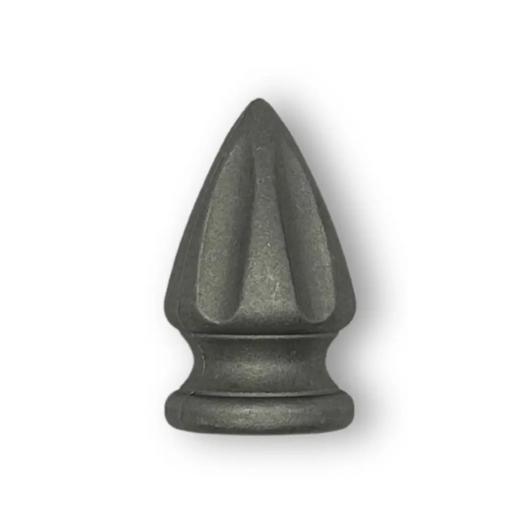 Aluminium Fence Spear: Bishop Female for tube size 16mm Round Tube