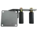 End Wall Top Guide Bracket 2 rollers 100x40mm  - Right side.