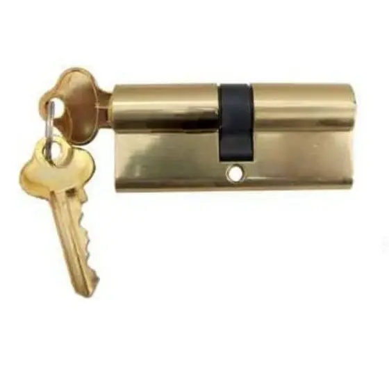 [KB707] Euro Key Barrel, 70mm Full Cylinder, Keyed Different - Brass