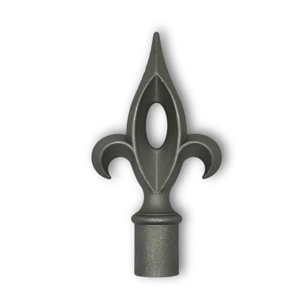 Aluminium Fence Spear: Victoria Female Round to fit over 19mm Round Tube