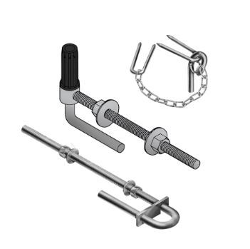 [HN567] Anti-Twist Farm Gate Hinge Set - 400x25NB