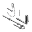 Anti-Twist Farm Gate Hinge Set - 400x32NB