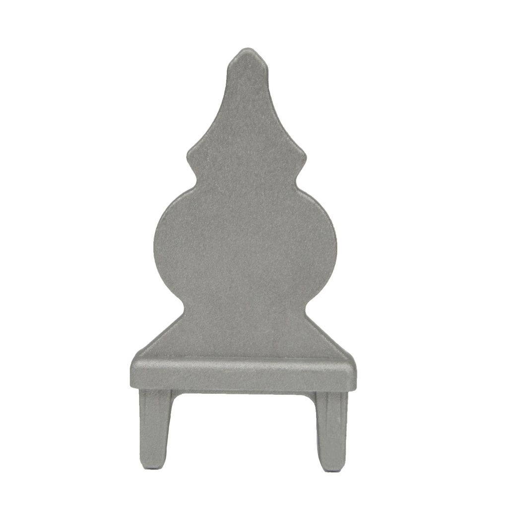 [MS805] Aluminium Fence Spear: Windsor to fit inside 50x10mm