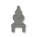 Aluminium Fencing Spear: Windsor for tube 65x16mm (1.2-1.4 wall thickness) RHS