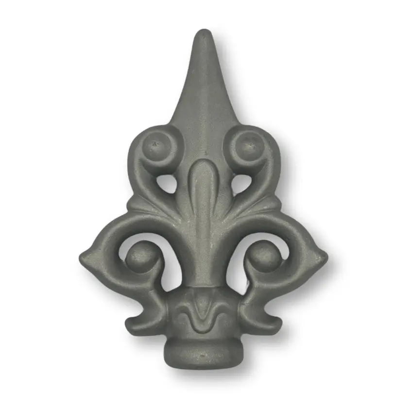 [MS823] Aluminium Fence Spear: Brunswick Princess Female (Large) Round to fit over 19.2mm Round Tube