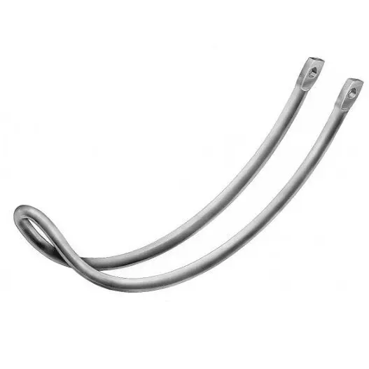 [FK015] Galvanised Double Farm gate bow latch 25NB