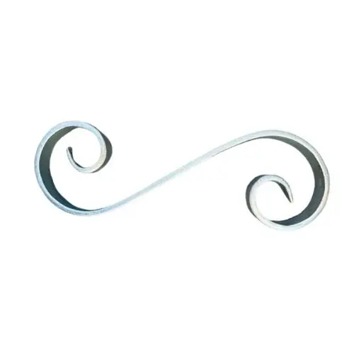 [MT246] Double Scroll 700x240x20x6mm - Zinc Plated